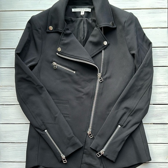 Veronica Beard Hadley Scuba Jacket Black size 4 - Picture 4 of 16